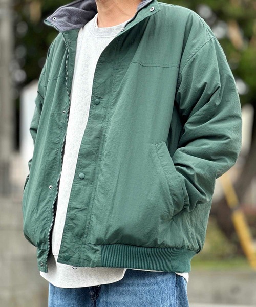 セール】MRU/エムアールユー ナイロン 撥水 裏フリース スタンド