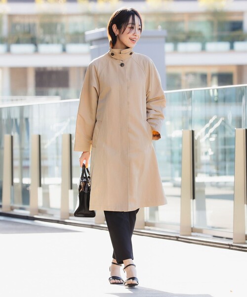 B:MING by BEAMS(ビーミングバイビームス)の「B:MING by BEAMS / ステンカラー コート(ステンカラーコート・レディース・ホワイト系その他5/ブラウン系その他/オリーブ・SMALL/MEDIUM)」の6枚目の写真