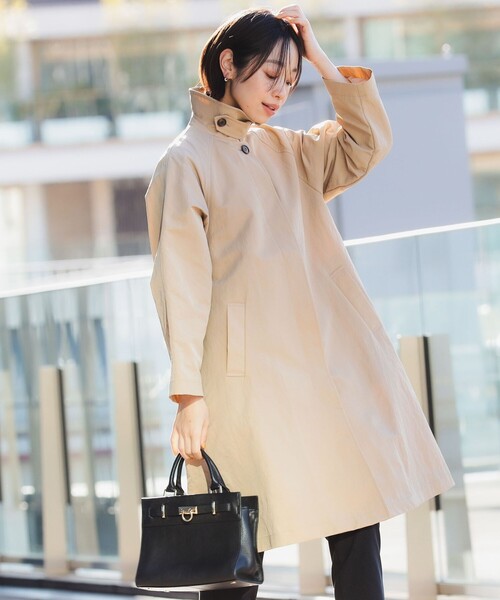 B:MING by BEAMS(ビーミングバイビームス)の「B:MING by BEAMS / ステンカラー コート(ステンカラーコート・レディース・ホワイト系その他5/ブラウン系その他/オリーブ・SMALL/MEDIUM)」の7枚目の写真