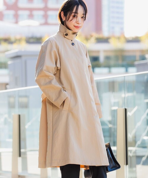 B:MING by BEAMS(ビーミングバイビームス)の「B:MING by BEAMS / ステンカラー コート(ステンカラーコート・レディース・ホワイト系その他5/ブラウン系その他/オリーブ・SMALL/MEDIUM)」の8枚目の写真