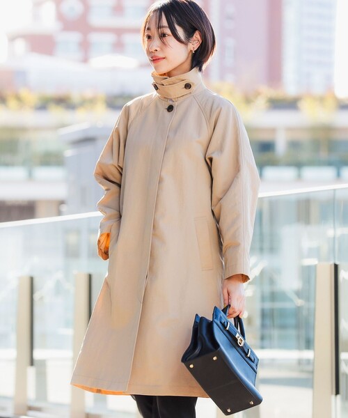 B:MING by BEAMS(ビーミングバイビームス)の「B:MING by BEAMS / ステンカラー コート(ステンカラーコート・レディース・ホワイト系その他5/ブラウン系その他/オリーブ・SMALL/MEDIUM)」の9枚目の写真