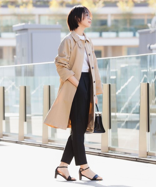 B:MING by BEAMS(ビーミングバイビームス)の「B:MING by BEAMS / ステンカラー コート(ステンカラーコート・レディース・ホワイト系その他5/ブラウン系その他/オリーブ・SMALL/MEDIUM)」の11枚目の写真