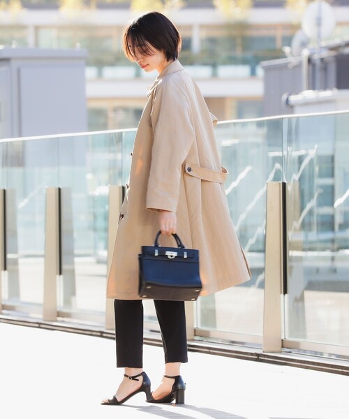 B:MING by BEAMS(ビーミングバイビームス)の「B:MING by BEAMS / ステンカラー コート(ステンカラーコート・レディース・ホワイト系その他5/ブラウン系その他/オリーブ・SMALL/MEDIUM)」の12枚目の写真