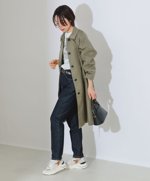 B:MING by BEAMS(ビーミングバイビームス)の「B:MING by BEAMS / ステンカラー コート(ステンカラーコート・レディース・ホワイト系その他5/ブラウン系その他/オリーブ・SMALL/MEDIUM)」の22枚目の写真