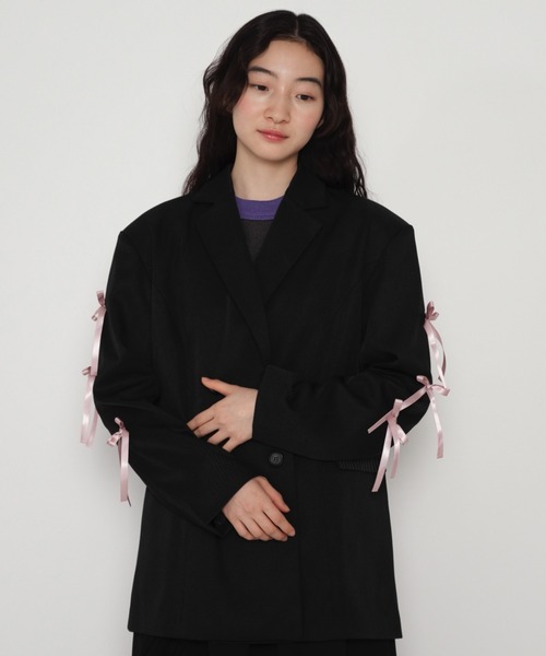 Uenui（ウニュイ）の「many ribbon jacket（テーラード