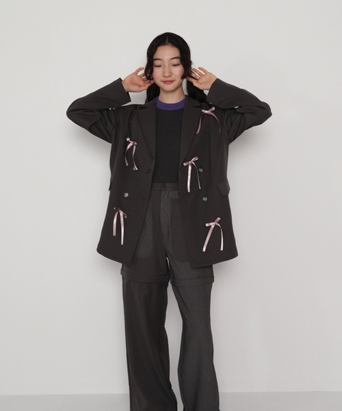 uenui many ribbon jacket/ウニュイ Uenui（ウニュイ）の「many ribbon jacket（テーラード