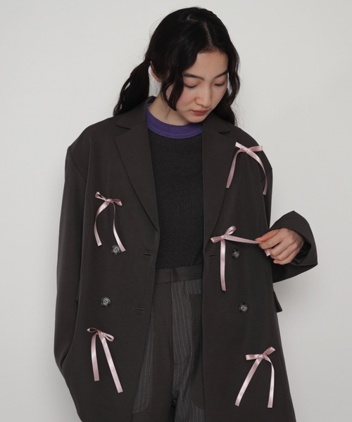Uenui（ウニュイ）の「many ribbon jacket（テーラード