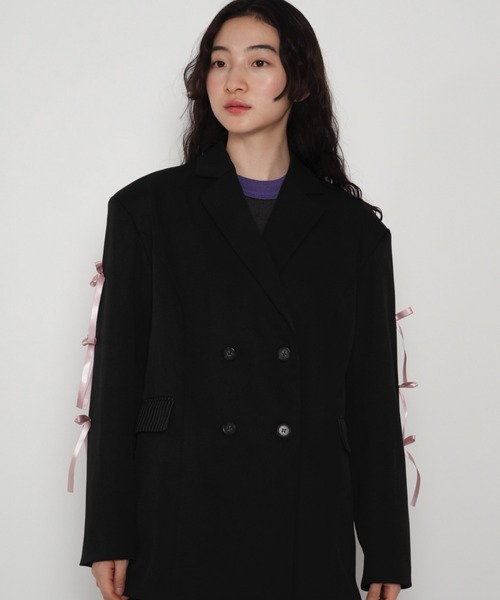 Uenui（ウニュイ）の「many ribbon jacket（テーラードジャケット