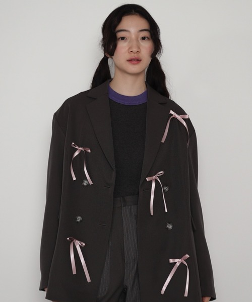 Uenui（ウニュイ）の「many ribbon jacket（テーラード