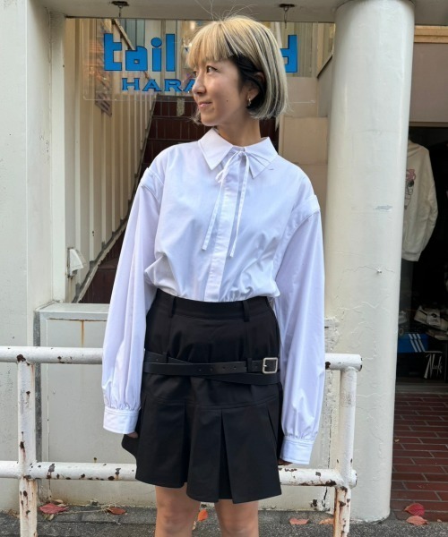 Candy Stripper（キャンディストリッパー）の「FOR YOU シャツ（シャツ/ブラウス・レディース・ピンク/オフホワイト/ライトブルー/ブラック・2）」の20枚目の写真