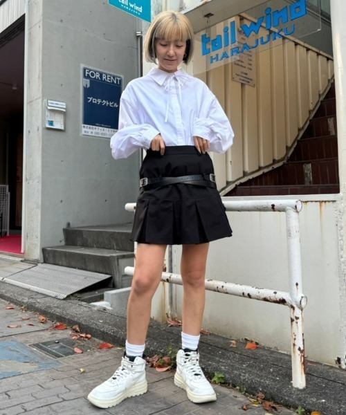 Candy Stripper（キャンディストリッパー）の「FOR YOU シャツ（シャツ/ブラウス・レディース・ピンク/オフホワイト/ライトブルー/ブラック・2）」の17枚目の写真