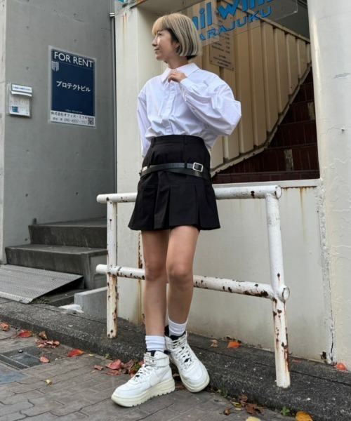 Candy Stripper（キャンディストリッパー）の「FOR YOU シャツ（シャツ/ブラウス・レディース・ピンク/オフホワイト/ライトブルー/ブラック・2）」の18枚目の写真