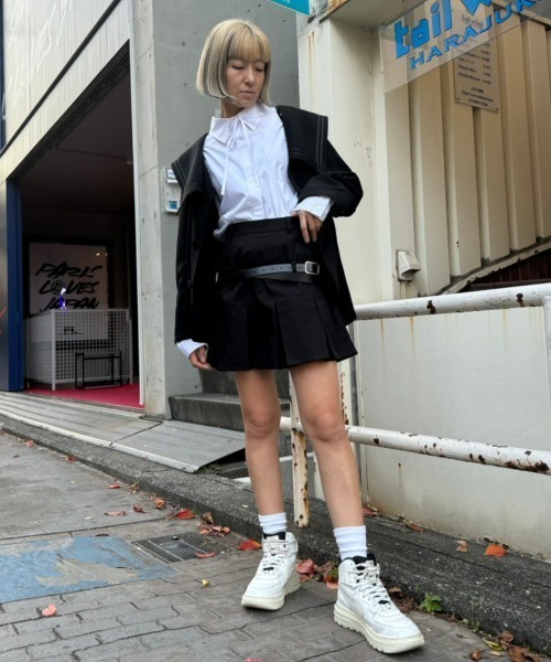 Candy Stripper（キャンディストリッパー）の「FOR YOU シャツ（シャツ/ブラウス・レディース・ピンク/オフホワイト/ライトブルー/ブラック・2）」の16枚目の写真