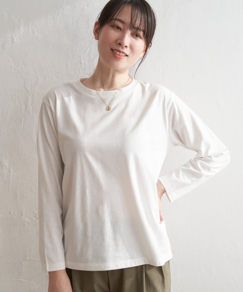 ikka(イッカ)の「【2点セット/親子コーデ】ブークレMIXニットベストアンサンブル(Tシャツ/カットソー・レディース・スカイブルー/ネイビー/ミント/ベージュ/チャコールグレー・L/S/M)」の22枚目の写真