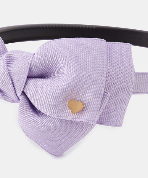 ROPE' PICNIC（ロペピクニック）の「【KIDS】グログランリボンカチューシャ/セレモニー（カチューシャ・キッズ・サックスブルー/ライトグレー/ラベンダー/ピンク/ネイビー/キナリ/ライトグリーン/レッド・FREE）」の12枚目の写真