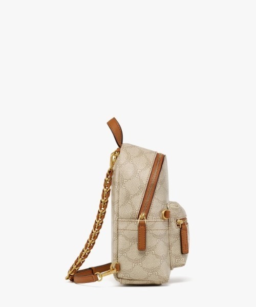 MCM（エムシーエム）の「STARK BEBE BOO バックパック - ローレトス（バックパック/リュック・メンズ・アイボリー/ピンク・X-SMALL）」の9枚目の写真