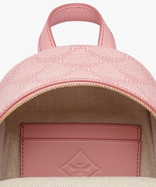 MCM（エムシーエム）の「STARK BEBE BOO バックパック - ローレトス（バックパック/リュック・メンズ・アイボリー/ピンク・X-SMALL）」の11枚目の写真
