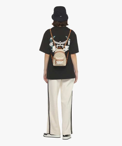 MCM（エムシーエム）の「STARK BEBE BOO バックパック - ローレトス（バックパック/リュック・メンズ・アイボリー/ピンク・X-SMALL）」の18枚目の写真