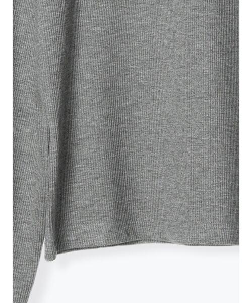 ehka sopo(エヘカソポ)の「バックリボンカットソー(Tシャツ/カットソー・レディース・ベージュ/キナリ/グレー・F)」の15枚目の写真