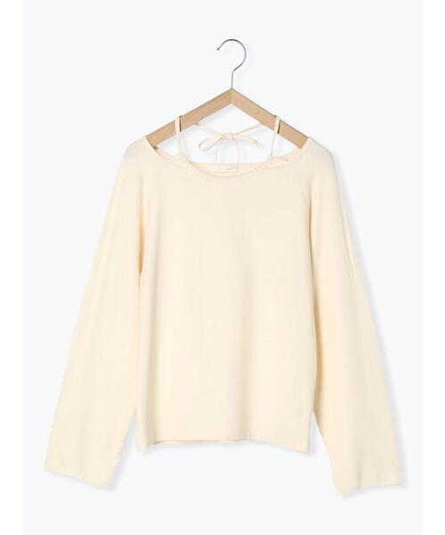 ehka sopo(エヘカソポ)の「バックリボンカットソー(Tシャツ/カットソー・レディース・ベージュ/キナリ/グレー・F)」の22枚目の写真