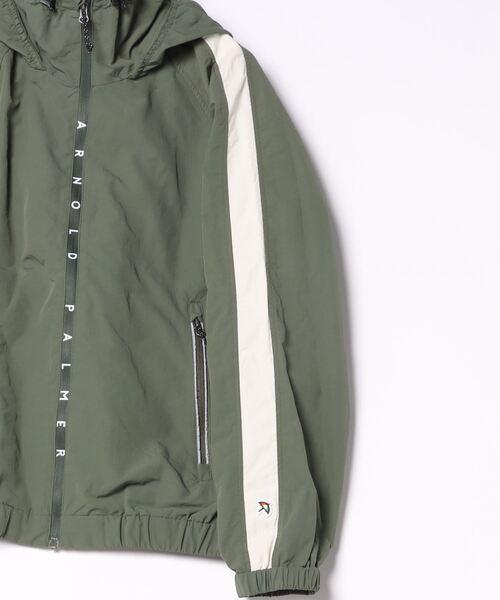 Arnold Palmer（アーノルドパーマー）の「ナイロンタスラン トラックジャケット（ジャージ・メンズ・カーキ/ブラック・L/M/LL）」の20枚目の写真