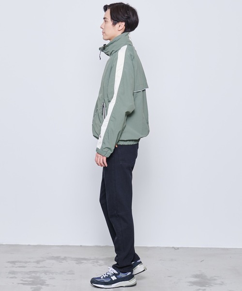 Arnold Palmer（アーノルドパーマー）の「ナイロンタスラン トラックジャケット（ジャージ・メンズ・カーキ/ブラック・L/M/LL）」の7枚目の写真