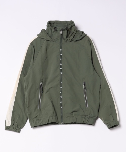 Arnold Palmer（アーノルドパーマー）の「ナイロンタスラン トラックジャケット（ジャージ・メンズ・カーキ/ブラック・L/M/LL）」の17枚目の写真