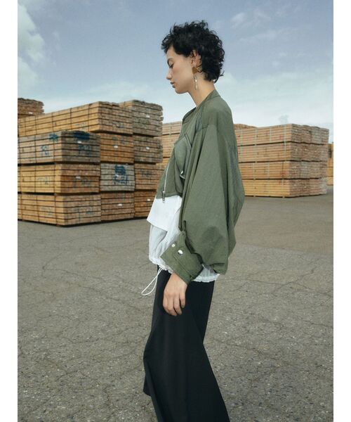 UN3D.（アンスリード）の「MESH LAYERED N/S TOP / メッシュ