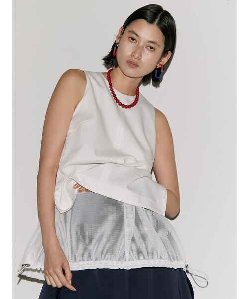 トップス MESH LAYERED TOP PRANK PROJECT(プランク プロジェクト)｜メッシュレイヤードトップ