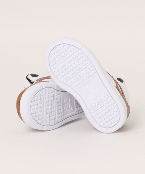 DC SHOES（ディーシーシューズ）の「DC SHOES ディーシーシューズ PURE HIGH-TOP SE UL SN ベビースニーカー ハイカット(トドラーピュアハイトップSEULSN) DT241603（スニーカー・キッズ・ホワイト系その他/ホワイト・14.0cm/13.0cm/15.0cm/16.0cm）」の4枚目の写真