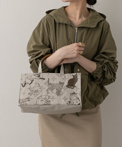 russet（ラシット）の「【Cat's ISSUE × russet】横長トートバッグ (CE