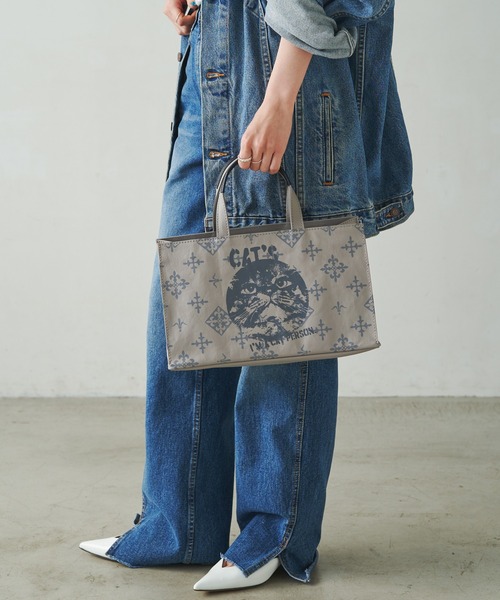 russet（ラシット）の「【Cat's ISSUE × russet】横長トートバッグ (CE