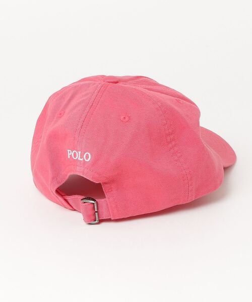 POLO RALPH LAUREN CHILDRENSWEAR（ポロ ラルフ ローレン チルドレンズウェア）の「コットン チノ ボール キャップ（キャップ・キッズ・レッド・ONE）」の2枚目の写真