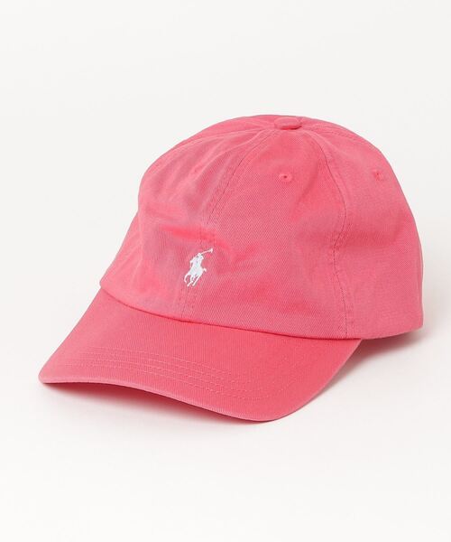 POLO RALPH LAUREN CHILDRENSWEAR（ポロ ラルフ ローレン チルドレンズウェア）の「コットン チノ ボール キャップ（キャップ・キッズ・レッド・ONE）」の5枚目の写真