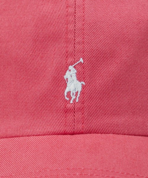 POLO RALPH LAUREN CHILDRENSWEAR（ポロ ラルフ ローレン チルドレンズウェア）の「コットン チノ ボール キャップ（キャップ・キッズ・レッド・ONE）」の4枚目の写真