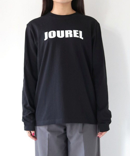 HER CLOSET（ハークローゼット）の「【shemoshelly】WEB限定JOURELロゴロンT（Tシャツ/カットソー・レディース・ブラック/オフホワイト・S/M）」の18枚目の写真