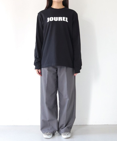 HER CLOSET（ハークローゼット）の「【shemoshelly】WEB限定JOURELロゴロンT（Tシャツ/カットソー・レディース・ブラック/オフホワイト・S/M）」の17枚目の写真