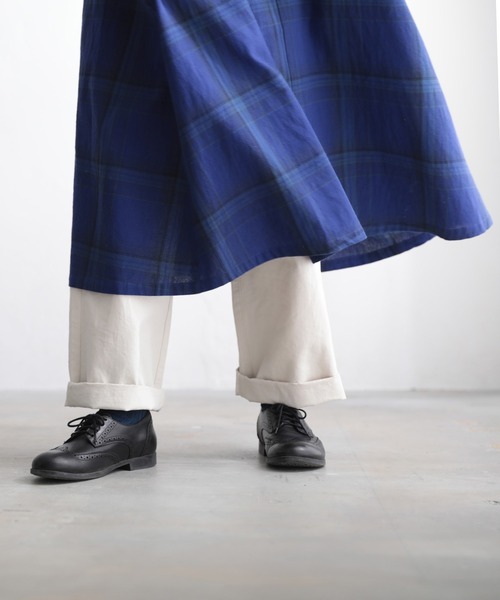 soulberry 青いチェックなワンピース　M size soulberry 青いチェックなワンピース M size soulberry_w4b0095