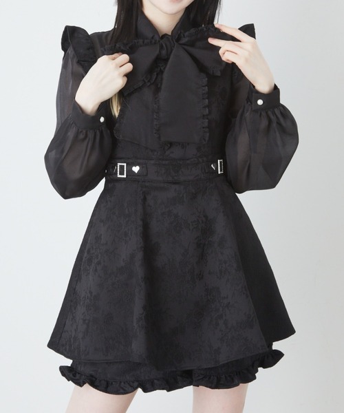 Ank Rouge（アンクルージュ）の「ふくれジャガードコンビネゾン