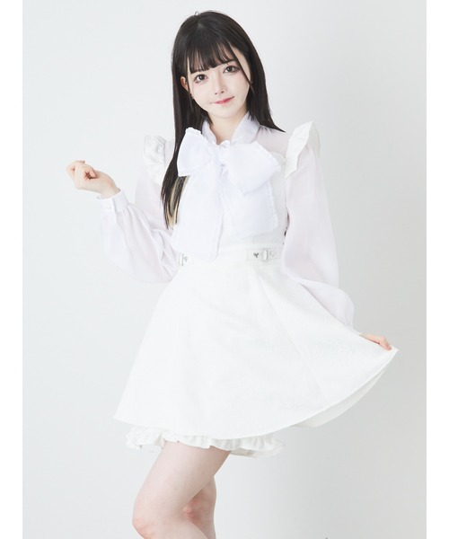 AnkRouge ローズジャガードコンビネゾン ワンピース ローズジャガードコンビネゾン - Ank Rouge(アンクルージュ)の