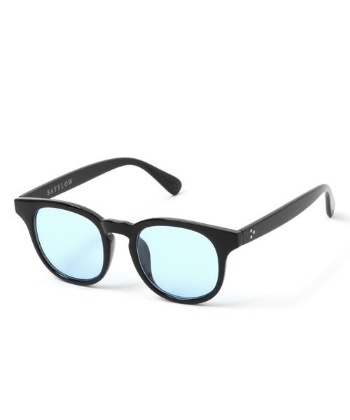 BAYFLOW（ベイフロー）の「ボストンサングラス24（サングラス・メンズ・グレー/クリアブルー・FREE）」の2枚目の写真