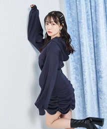 ANDGEEBEE | ドロストフーディーワンピ(ワンピース)