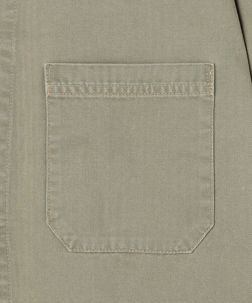 orSlow（オアスロウ）の「orSlow | ヘリンボーンショップコート MEN（その他アウター・メンズ・グリーン・4/5）」の7枚目の写真