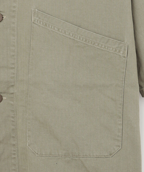 orSlow（オアスロウ）の「orSlow | ヘリンボーンショップコート MEN（その他アウター・メンズ・グリーン・4/5）」の9枚目の写真