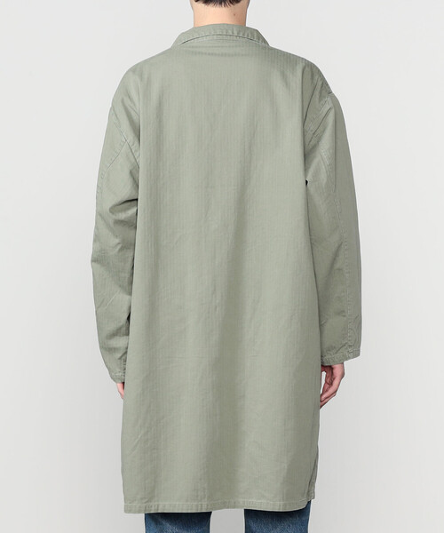 orSlow（オアスロウ）の「orSlow | ヘリンボーンショップコート MEN（その他アウター・メンズ・グリーン・4/5）」の13枚目の写真