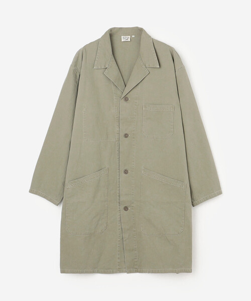 orSlow（オアスロウ）の「orSlow | ヘリンボーンショップコート MEN（その他アウター・メンズ・グリーン・4/5）」の18枚目の写真