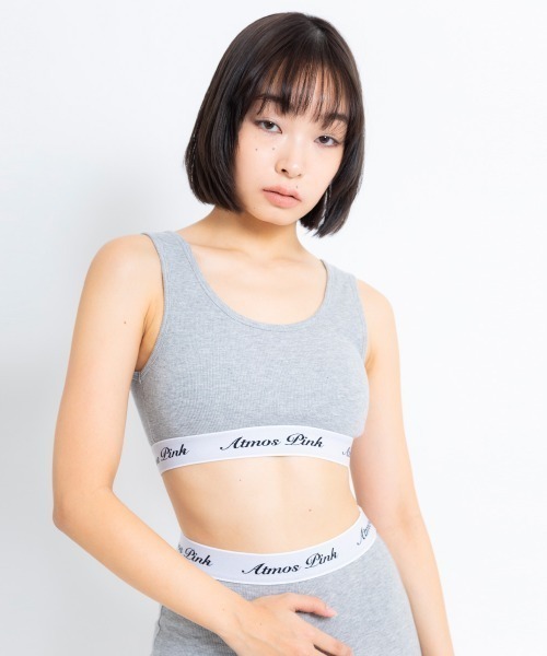 atmos pink（アトモスピンク）の「atmos pink Basic inner wear / アトモス ピンク ベーシック インナー ウェア（タンクトップ・レディース・ホワイト/グレー/ブラック・M/S）」の3枚目の写真