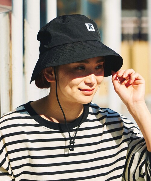 POLeR(ポーラー)の「POLeR × FREAK'S STORE/ポーラー × フリークスストア 別注 2WAY SUNGUARD LONGBRIM HAT / サンガード ロングブリムハット(ハット・メンズ・ブラック/グレー/ベージュ・ONE SIZE)」の12枚目の写真
