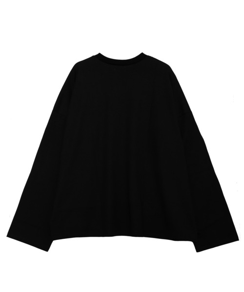 PUNYUS(プニュズ)の「CAT'SスリーブプリントビッグロンT(Tシャツ/カットソー・レディース・ホワイト/ブラック・3/4)」の12枚目の写真