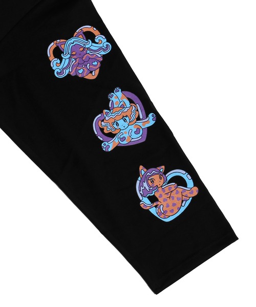 PUNYUS(プニュズ)の「CAT'SスリーブプリントビッグロンT(Tシャツ/カットソー・レディース・ホワイト/ブラック・3/4)」の16枚目の写真